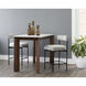 Fergus White / Walnut Counter Table